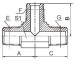 STAINLESS STELL NPT Male Tee AN