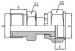 ORFS male o-ring/ ORFS female adapters