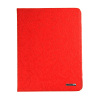 Fashion Hot red embossed PU flip case for ipad Air