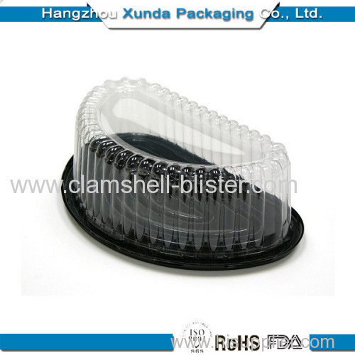 Clear plastic container for cake