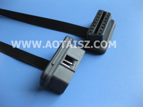 J1962 low profile right angle extension cable