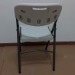 white HDPE plastic folding chair