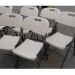 white HDPE plastic folding chair