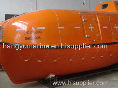 IACS Approved Gravity Luffing Arm Type Totally Enclosed Life Boat