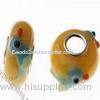 European Lampwork Beads Solid Core-Sterling Silver Material 038
