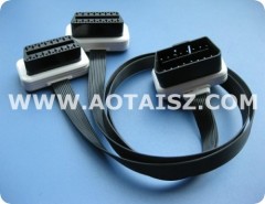 Obd2 Splitter Cable J1962M to 2-J1962F Y-Cable