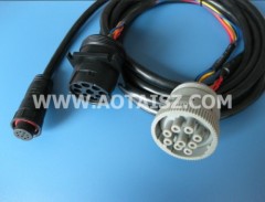 9p Deutsch truck cable to BMW9P diagnostic tools