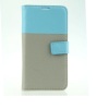 Two-tone color folio PU Leather Case for Sumsung Galaxy s5 Cover