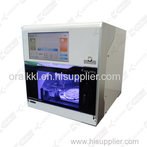 Dental CAD CAM System Milling Machine Dental Plus MC 4D cnc machining 4 axes open system milling solution