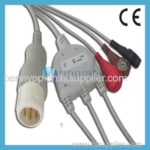 HP one piece 3-lead ECG cable