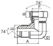 Carbon steel 90 degree eblow