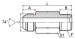 JIC male 74°/ long NPT male Adapters 1JN-L