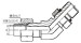 45° elbow JIC male 74° cone/ SAE o-ring boss L-series ISO 11926-3 Tube Adapters 1JO4-OG