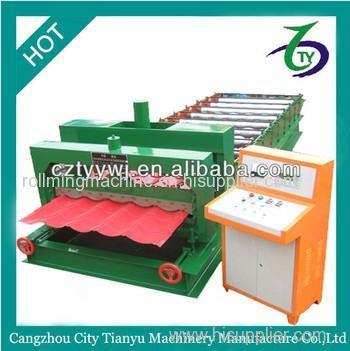 TY automatic metal roof panel cold roll forming machine manufacture