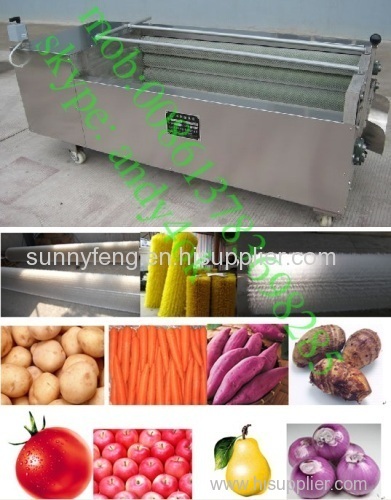 potato washing machine potato peeling machine carrot washing machine