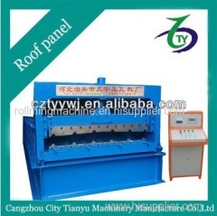 TY corrugated color steel roof panel cold roll forming machine