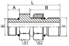 SAE o-ring boss plug L series ISO11926-3 Adapters 1O-OG