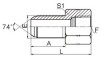 JIC male bulk head/ NPT female Fittings