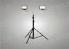 2 * 500w 2 * 10000lm Telescopic Light Tower For Workshop Emergency Lighting