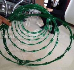 PVC-coated Razor Barbed wire concertina wire