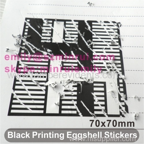 Egg Shell Stickers Custom