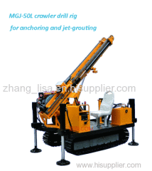 MGJ-50L crawler drill rig for anchoring and jet-grouting