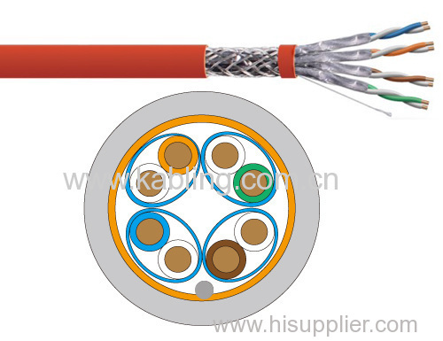 SFTP shielded PIMF 4 pairs cat 7a Lan Cable