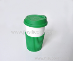 Silicone biodegradable coffee cups sets