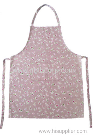 kitchen apron pink flower apron