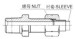 NPT male/ JIC male 74° cone bulkhead Adapter