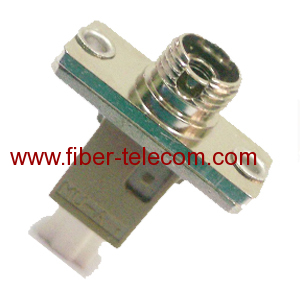 metallic simplex fiber adapter