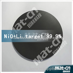 High Purity Sputtering target --- NiO+Li target