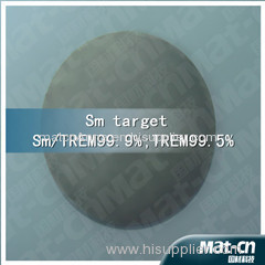 High Purity Sputtering target --- Sm target