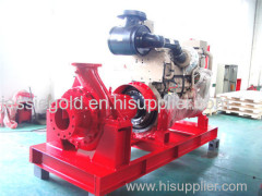 Emergency Sea Water Diesel Fire Pumps Stainless Steel Shaft 1800 r/min