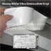 Glossy Mirror White Ultra Destructible Vinyl Materials