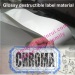 Glossy Mirror White Ultra Destructible Vinyl Materials