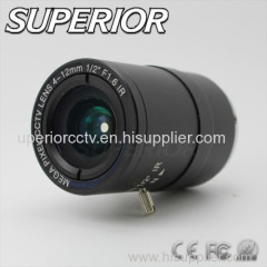 4-12mm Varifocal Manual Iris CCTV 3.0mega Pixel Lens