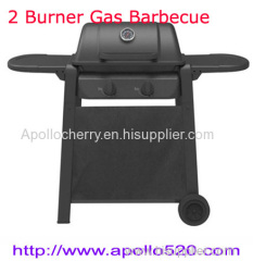 Gas BBQ 2burners with foldable side table