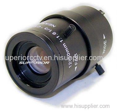 12-30mm1/3" Mega Pixel Manual Iris Varifocal Lens (