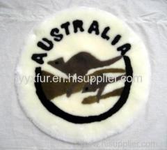 australian genuine 100% wool sheepskin cushion