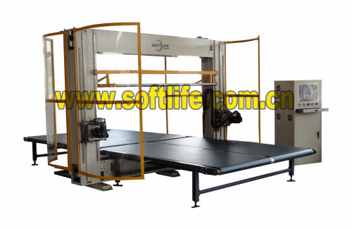 CNC PU foam contour cutting machine (Double blade)