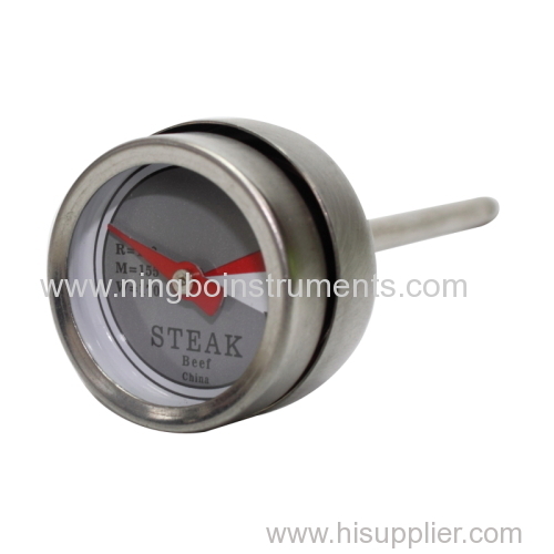 Mini Steak Thermometer with Steel Cap