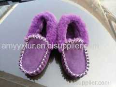 australian genuine 100% wool sheepskin handmade slipper