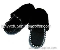 australian genuine 100% wool sheepskin handmade slipper