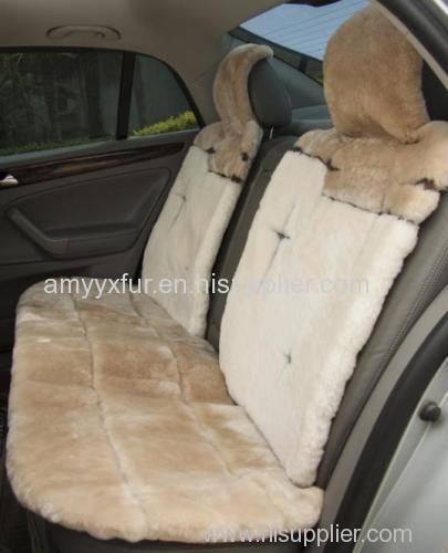 genuine sheepskin car seat cover