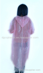 XL PE integrated disposable raincoat