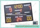 Red Yellow College Basketball Scoreboard With Wireless RF Console