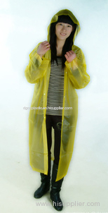 PVC 4 button raincoat