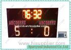 Waterproof Outdoor Led Electronic Football Scoreboard For Five-A-Side Futsal Match