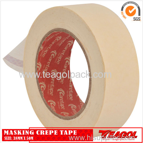 White Masking Crepe Tape 19mm x 50m/25mm x 50m/30mm x 50m/38mmx50m